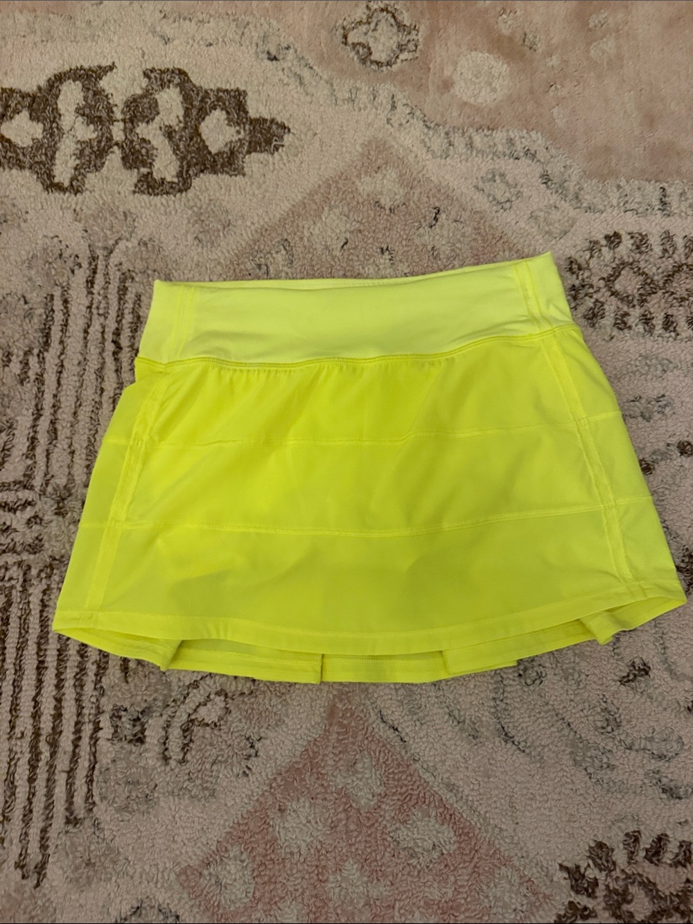 lululemon athletica Neon Yellow Athletic Skirt